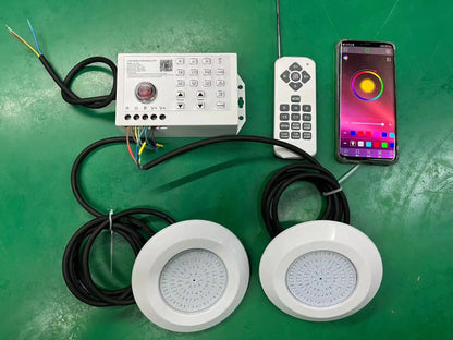 RGB LED Pool Light 12W Bluetooth APP Control Lamp