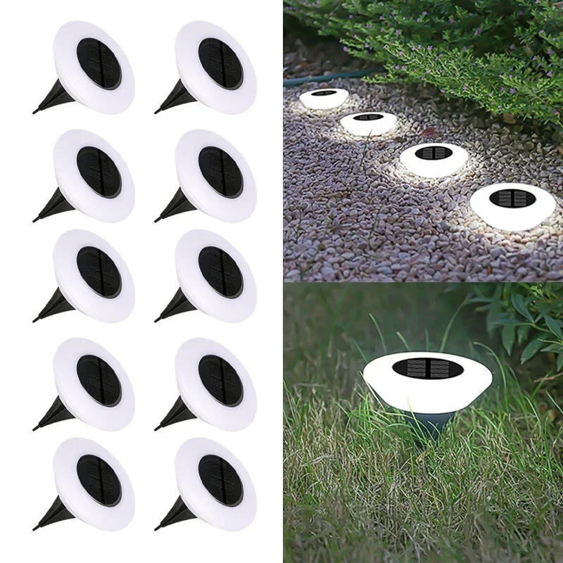Outdoor Solar Pathway Lights IP65 Rated LED Landscape Lighting