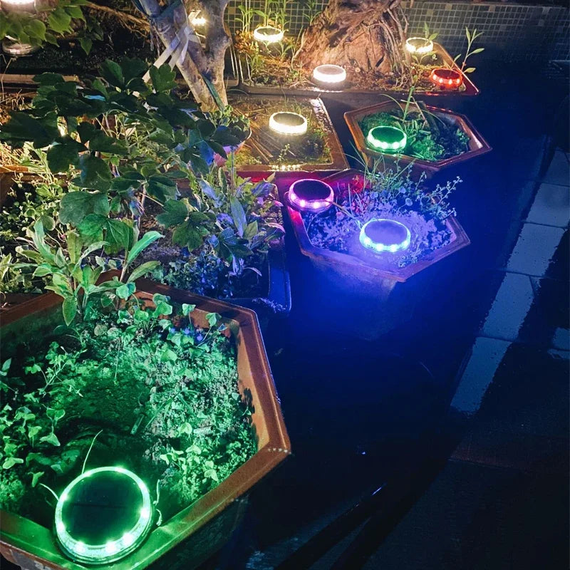Solar LED Underground Light Outdoor Garden Ground Lights