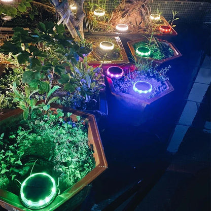 Solar LED Underground Light Outdoor Garden Ground Lights