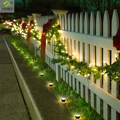 Outdoor Solar Lights Pathway Patio Lawn Ground Lamp