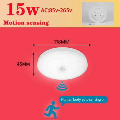 Radar LED Ceiling Lights LED PIR Motion Sensor Light