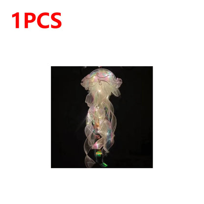 DIY Jellyfish Bedroom Light Lamp Hanging Ceiling Lanter