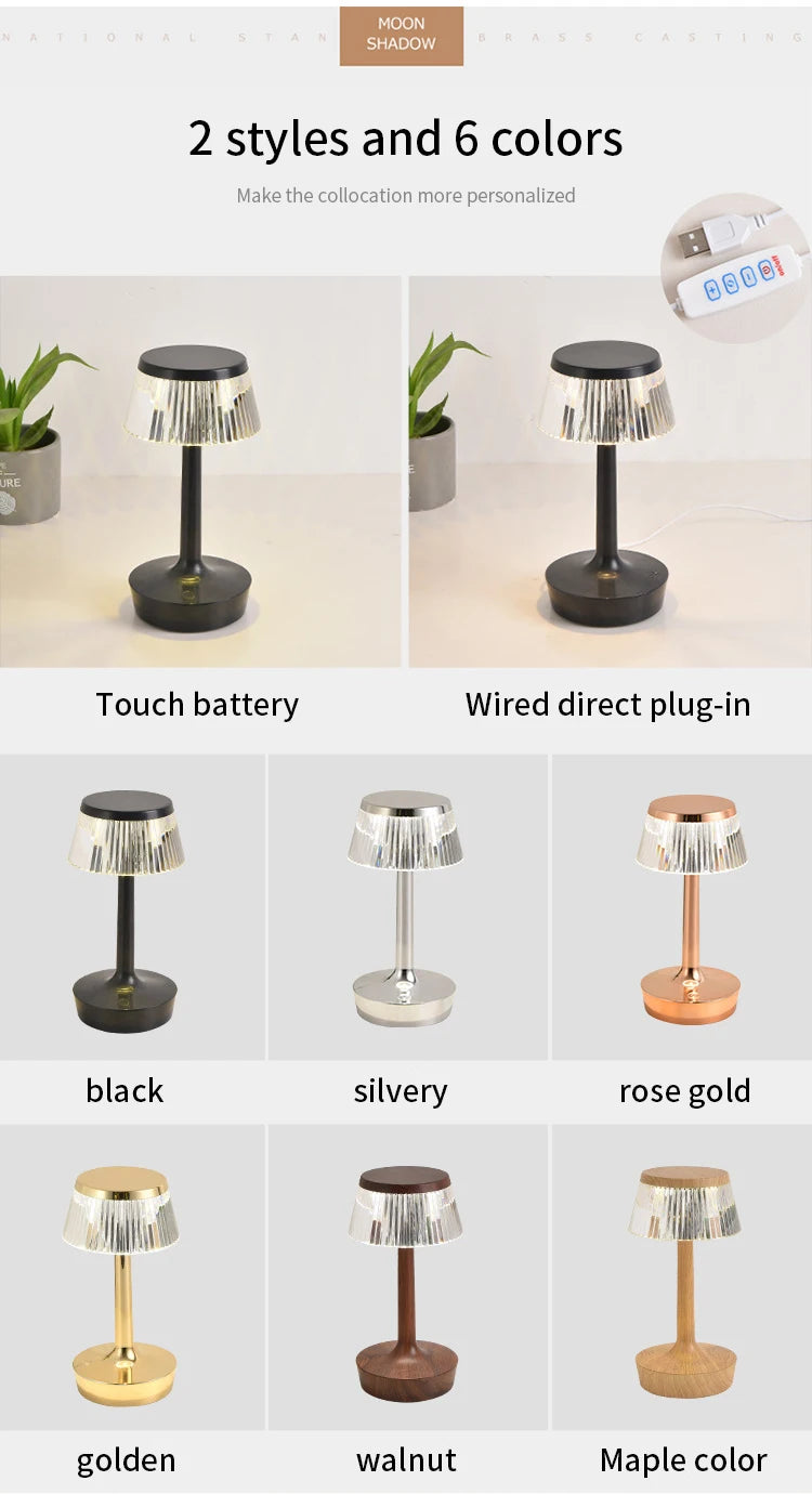 USB Atmosphere Table Lamp Modern Led Touch Night Lights