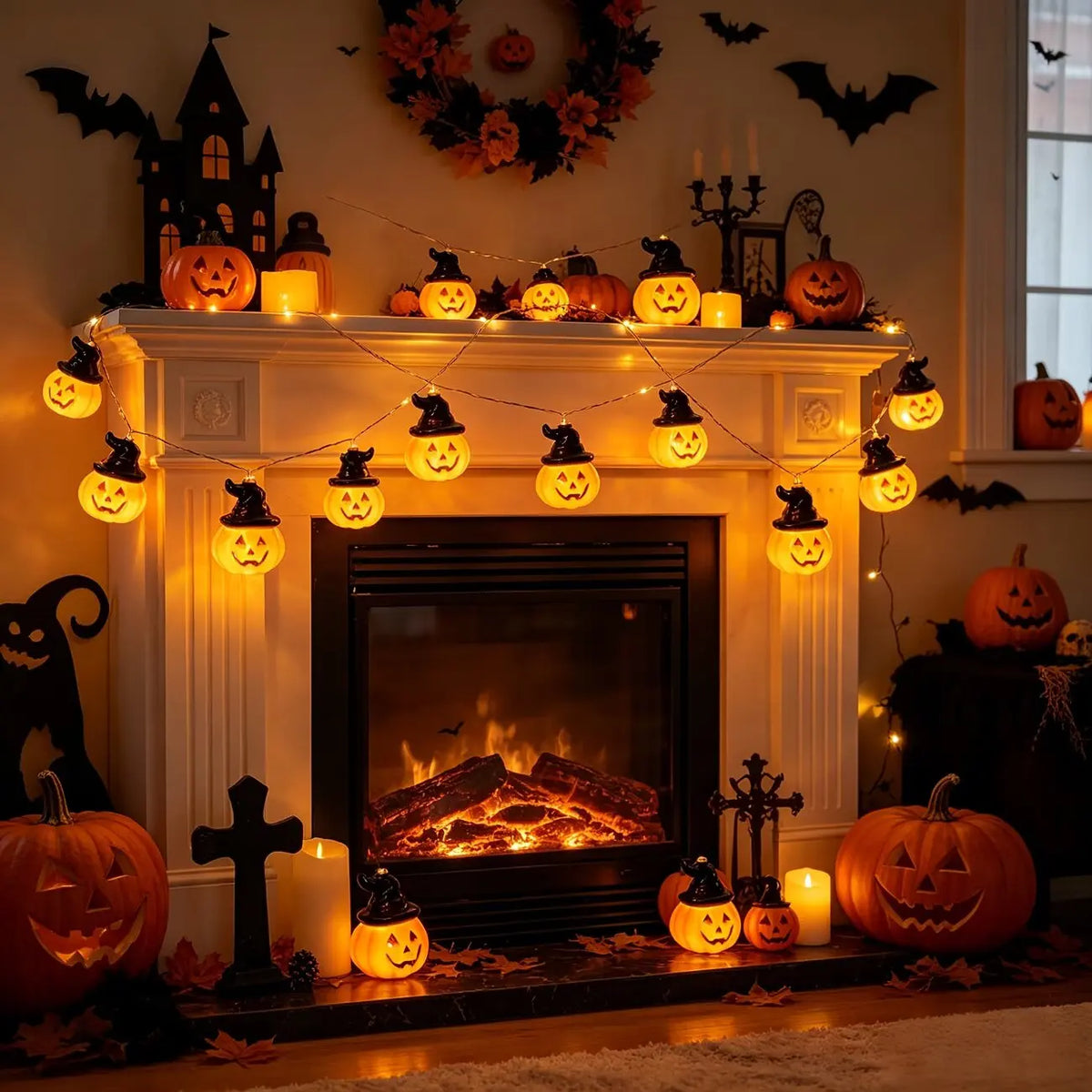 Halloween Demon Light Strings 10LEDs Fairy Lights