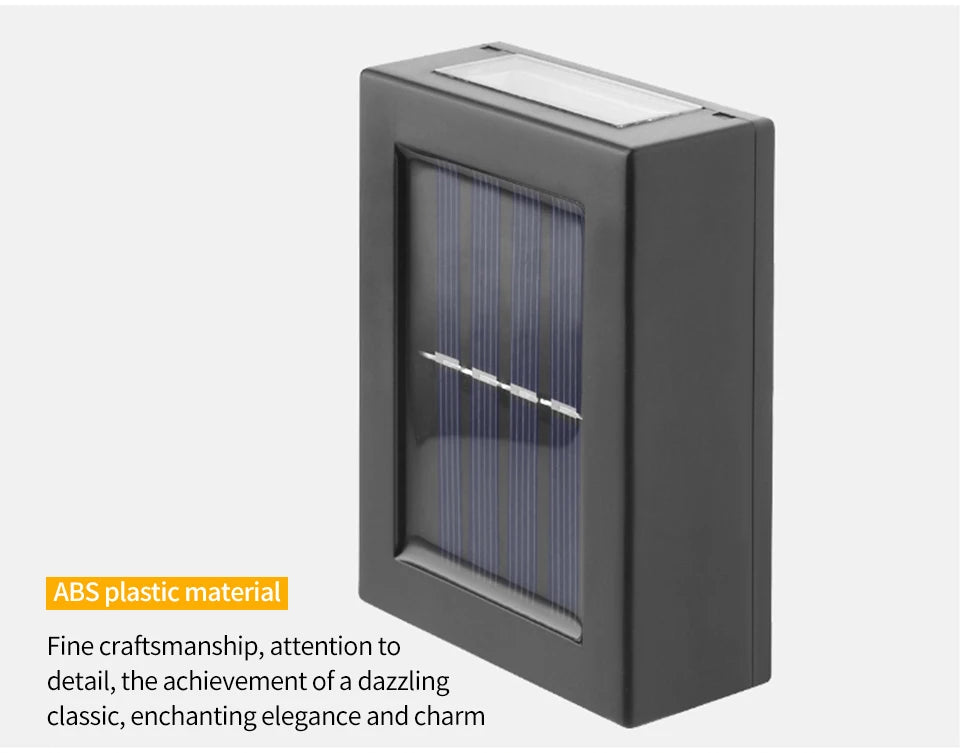 Solar Up and Down Spot Lights Outdoor Street Wall Light Lamp