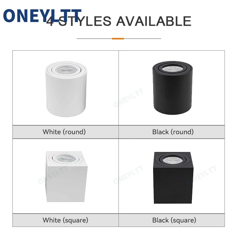 Fitting Round LED Surface Mounted Ceiling Spot Light