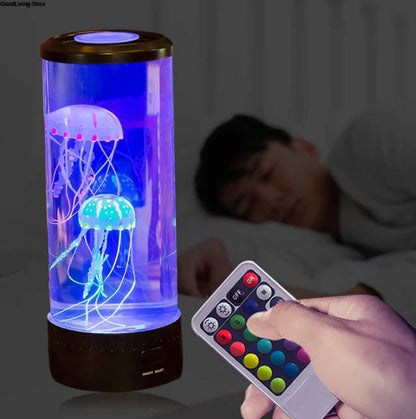 Gift USB led jellyfish lamp mood night lamp