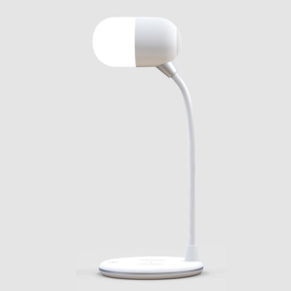 3 IN 1 Desk Lamp With Qi 5W Bluetooth  Dimmable For Bedroom