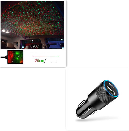 Star Light Projector Party Lights USB LED Light Interior