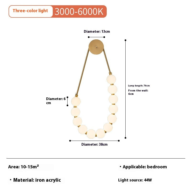 Simple Bedroom Creative Warm High-grade Lamp