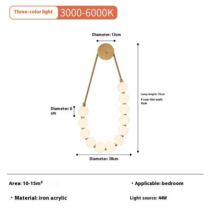 Simple Bedroom Creative Warm High-grade Lamp