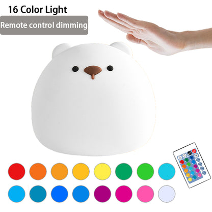 Cute Little Fat Bear Sleeping Light For Girls