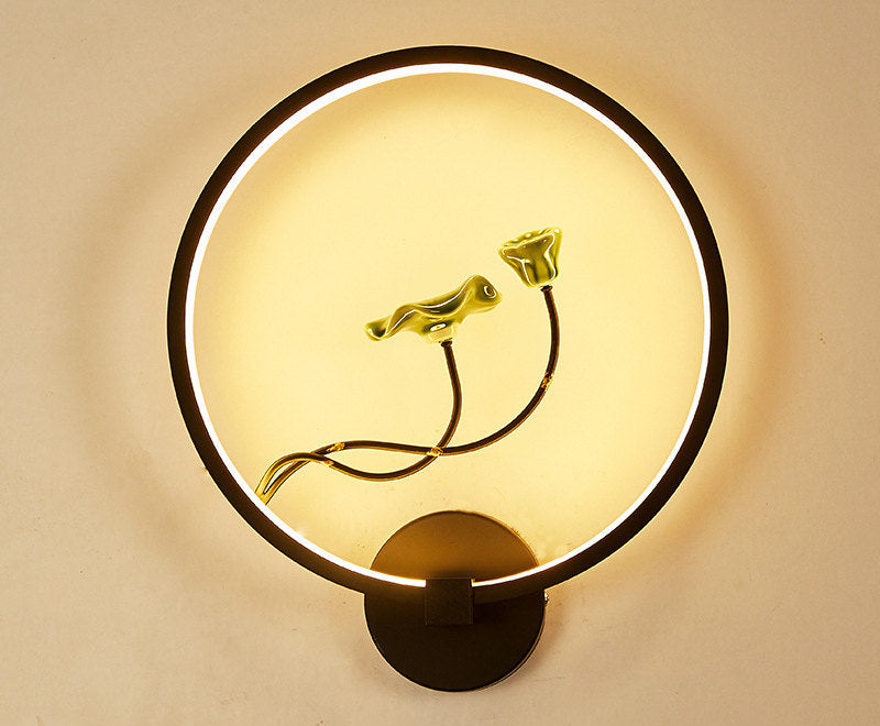 Simple Chinese Style Mural LED Wall Lamp