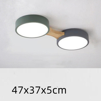 Simple Living Room Bedroom Nordic Led Ceiling Lamp