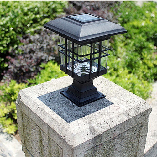 New Upgrade Solar Lamp, LED Outdoor Lawn Lamp