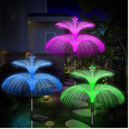 Solar Colorful LED Jellyfish Light Outdoor