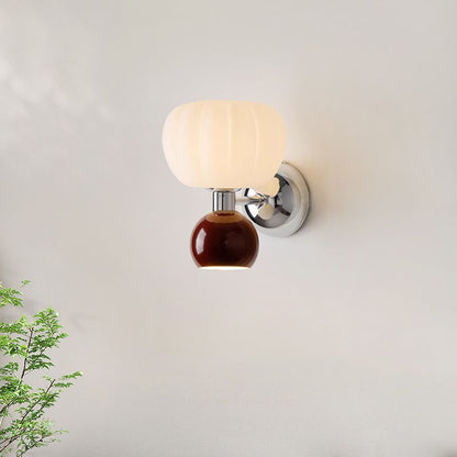 Cream Style Wall Lamp Bedroom Bedside Lamp Aisle Light