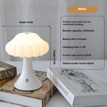 Mushroom Lamp Bar Cafe Decoration Charging Touch Small Night Lamp