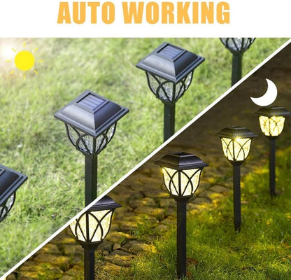 2-6 PCS Solar Power Lamp 300mAh Waterproof Outdoor