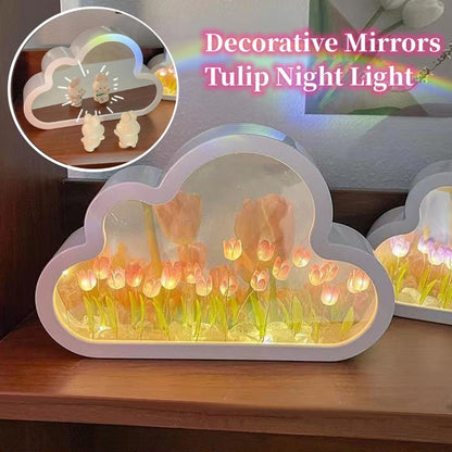 Tulip Night Lamp DIY Material Cloud Tulips Night Lamp Decorative