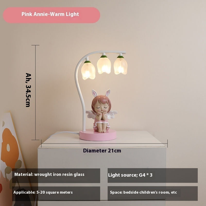 Children's Room Table Lamp Bedroom Cute Creative Bedside Lamp