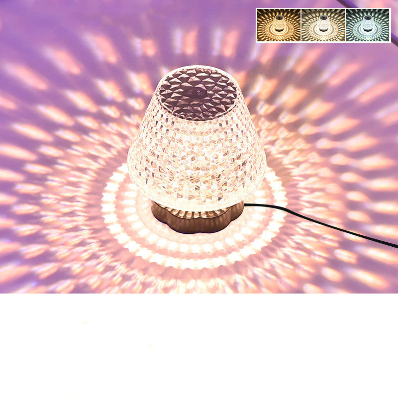 Diamond Crystal Lamp Table Light USB Touch Sensor Lamp