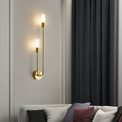 All Copper Wall Lamp Simple Aisle Exhibition Hall Bedroom Wall Lamp