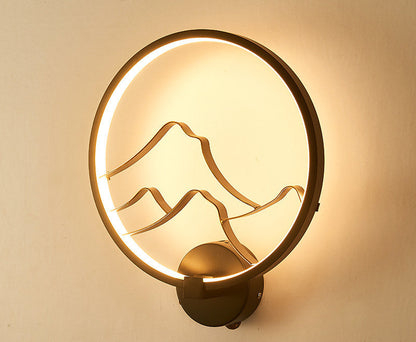 Simple Chinese Style Mural LED Wall Lamp