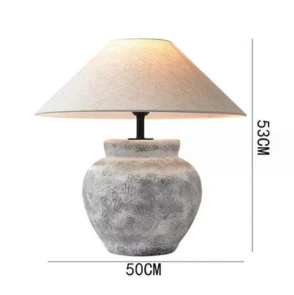 Ceramic Table Lamp Silent Style Large Modern Ornament