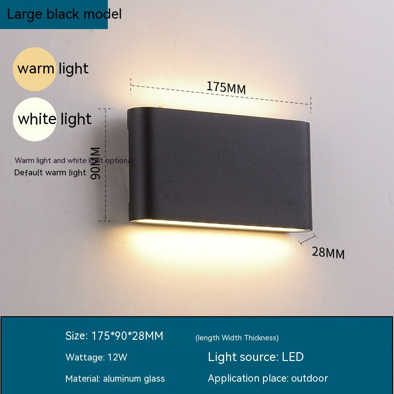 Simple LED Outdoor Waterproof Wall Lamp