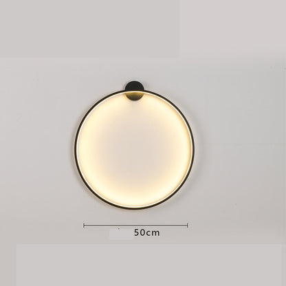 Modern Minimalist Living Room Background Wall Modeling Lamp