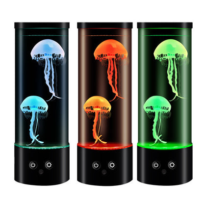 Remote Control Jellyfish Lamp Mute Led Color Changing Bedroom