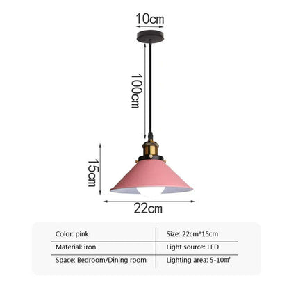 Simple Living Room Bedroom Study Single-head Droplight