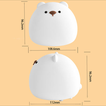 Cute Little Fat Bear Sleeping Light For Girls