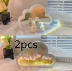 Tulip Night Lamp DIY Material Cloud Tulips Night Lamp Decorative
