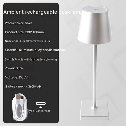 Charging Bar Table Lamp Touch Dimming