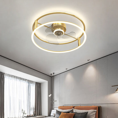 Modern Simple Ceiling Electric Fan Lamp