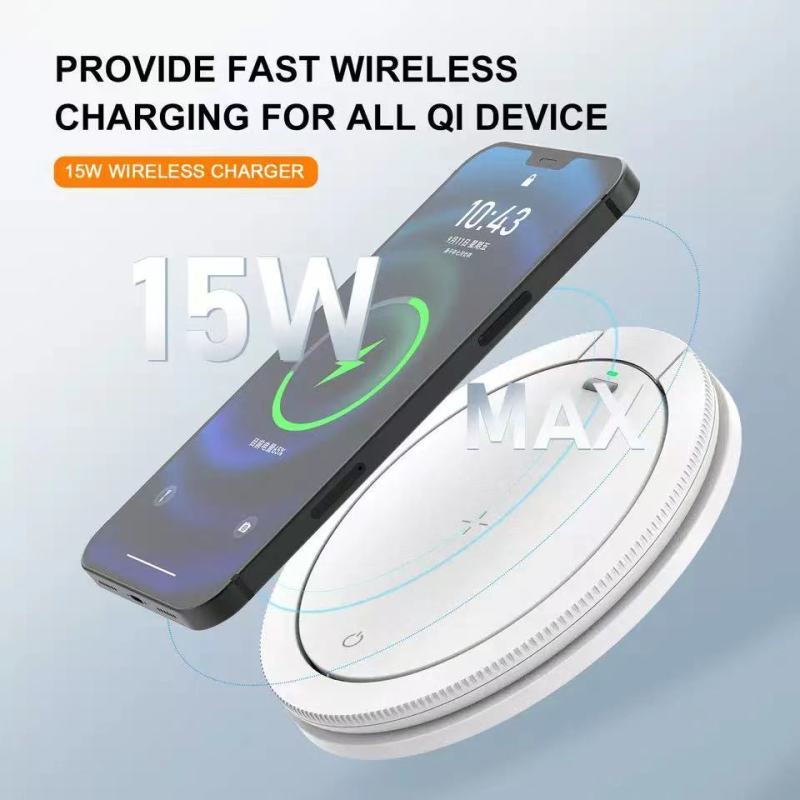 2 In 1 Wireless Charging 3 Gear Creative LED Small Night Light