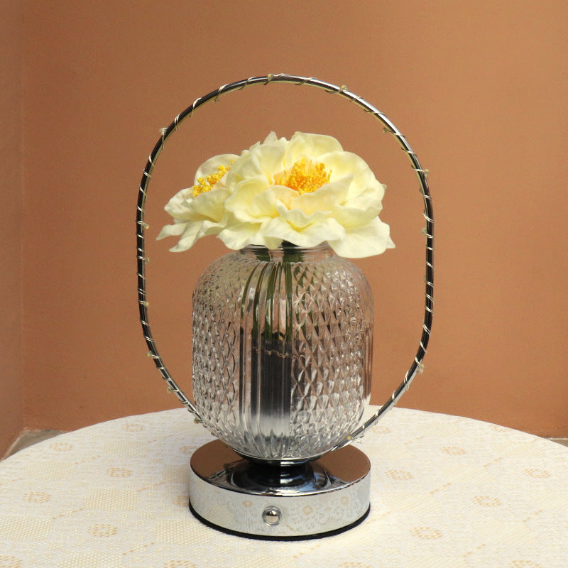 Led Carnation Small Night Lamp Decoration Living Room