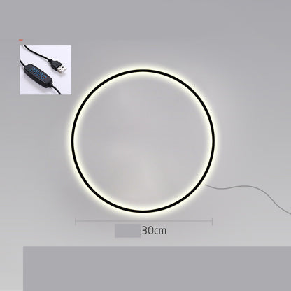 Modern Minimalist Living Room Background Wall Modeling Lamp