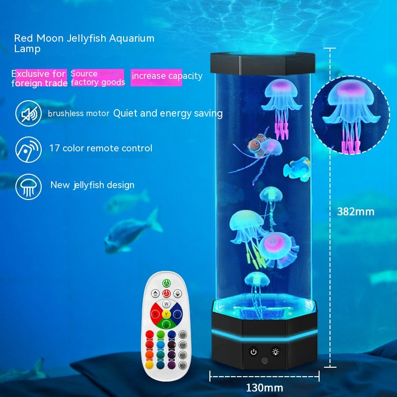 Jellyfish Lava Lamp 17 Colors Changing 15inch Jellyfish Lamp