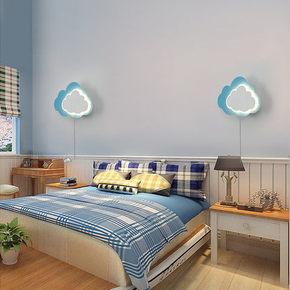 Modern Minimalist Bedroom Creative Cloud Wall Lamp