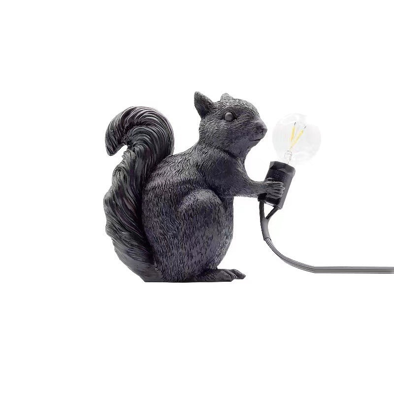 New Creative Decorative Lamps Ins Animal Squirrel Lamp