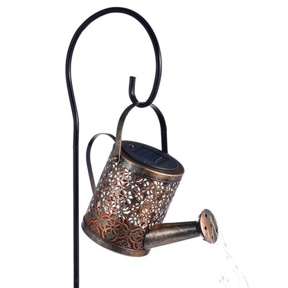 Enchanted Watering Can Outdoor Solar Watering Can Ornament Lamp