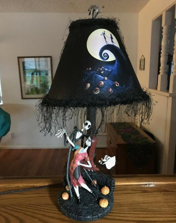 New Halloween Home Bedroom Jack Glowing Table Lamp