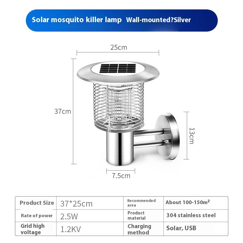 Outdoor Waterproof Solar Mosquito Lamp Household