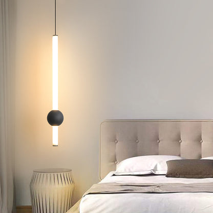 Minimalist Bedroom Bedside Chandelier Nordic Minimalist Modern Bedside Table Hanging Line Lamp LED Creative Atmosphere Lamps