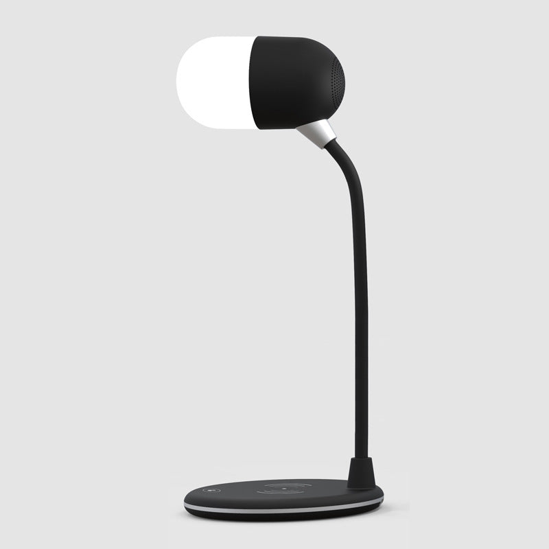 3 IN 1 Desk Lamp With Qi 5W Bluetooth  Dimmable For Bedroom