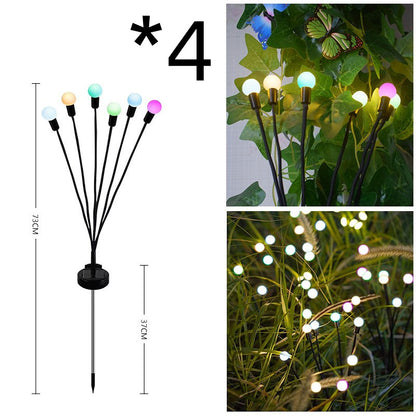 LED Pneumatic Firefly Ground Plug-in Lamp